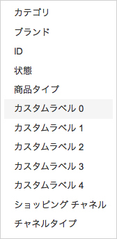 Google ショッピング広告 商品グループ 1